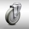 Service Caster 5 Inch SS Gray Polyurethane Wheel Swivel Bolt Hole Caster SCC-SSBH20S514-PPUB - alternate 1